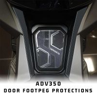 For HONDA ADV350 ADV 350 2022 3D Motorcycle Resin Sticker door footpeg Tank Pad Anti Scratch Decal Non-slip TankPad