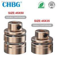 Flange Coupling CHBG LED D45L35/50 Flexible Motor Shaft Coupler Aluminium Diaphragms Universal Joint For 3D Printer Cardan Rc