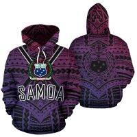 HXPolynesian Hoodies Samoa Tattoo ออกแบบเสื้อกีฬา 3D พิมพ์เสื้อวอร์มฮาราจูกุ Street Wear เสื้อผ้าบุรุษ Air Drop