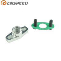 CNSPEED ใหม่อลูมิเนียม AN10 12NPT T3 T4 Turbo Oil Drain Return Flange Adapter Kit Turbo Fitting YC100756-TF005