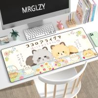 Kawaii Gaming Peripheral  40X90/30X70CM Cartoon Kitty XXL Large Mouse Pad Computer Accessories MousePad Keyboard Desk Mat