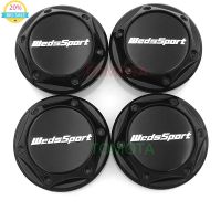 4PCS Black 68MM WedsSport Sport Rim Cap Car Wheel Center Hub Caps Cover