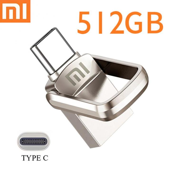 xiaomi-usb-flash-drive-2tb-128gb-32gb-otg-โลหะ-usb-3-1ไดรฟ์ปากกา64gb-type-c-ความเร็วสูง-pendrive-mini-flash-drive-memory-stick