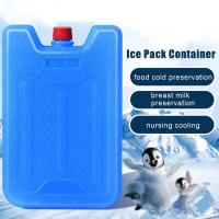 Ice Pack for Lunch Box and Cooler Dry Ice Crystal Particles Reusable and Long Lasting Slim and Lightweight Cooling Container masterly