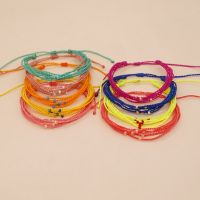 Handmade Braided Charm Bracelet Multilayer Rope Chains Adjustable Bangle Fashion Bracelets Jewelry for Women Teen Girl Pulsera Charms and Charm Bracel
