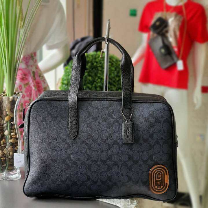 Coach F73854 Metropolitan Briefcases Soft Carryall In Signature Canvas