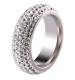 1PCเครื่องประดับของขวัญแหวนเหล็กBlingไทเทเนียมอุปกรณ์เสริมLoverหมั้นคู่แหวนแต่งงานแหวน