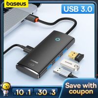 Baseus ฮับ USB 4 In 1 USB C ฮับ USB USB ประเภท C ถึง USB หลากหลาย USB 3. 0อะแดปเตอร์สำหรับ Macbook Pro Air Mate 30 USB-C ตัวแยก3.0