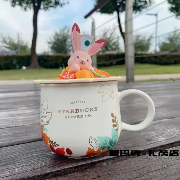 Starbucks 2020 Mid-Autumn Festival Blue Thermos Bunny Baby Cup Bottle