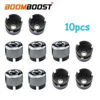 10pcs With Triple Chrome 7L6 601 173A 2ZZ For VW Touareg 2004-2014 2009 2010 2011 2012 2013 Chrome Wheel Lug Bolt Nut Cap Cover Nails  Screws Fastener