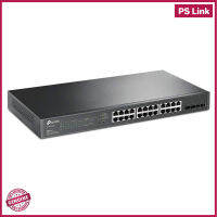 TP-Link JetStream 24-Port 10/100Mbps + 4-Port Gigabit Smart Switch with 24-Port PoE+ สวิตช์ ฮับ ของแท้ (TL-SG2428P)