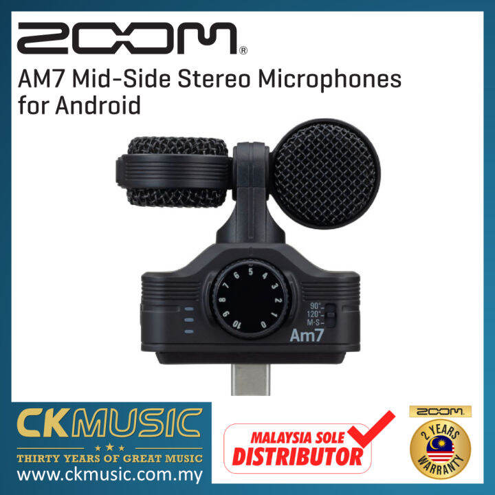 Zoom Am7 - Mid-Side Stereo Microphone for Android | Lazada