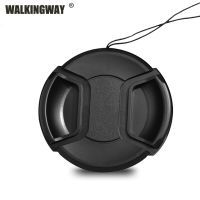 Walkingway Lens Cap Holder 43/49/52/55/58/62/67/72/77/82mm Center Pinch Snap on Cap Cover Lens Cap Protective Lens Protector