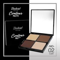 Butae Contour Palette บูเต้ คอนทัวร์พาเลท 4 เฉดสี เพิ่มมิติให้กับใบหน้า( น้ำหนัก 12 กรัม )