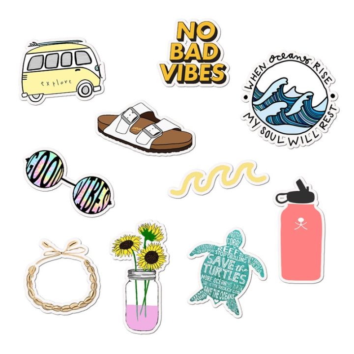 10-30-50-100pcs-essential-stuff-for-water-bottles-stickers-suitable-for-luggage-laptop-diy-trendy-guitar-stickers-children-toys