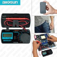 ✼✠ ALLOSUN Auto Range Digital Multimeter DC AC Voltmeter Ammeter Ohm Tester Portable Pocket Multimeter Mini Size