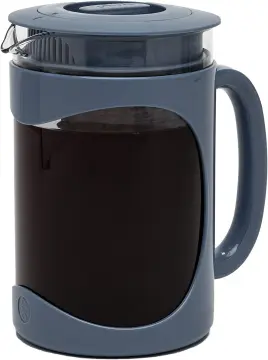 Primula Burke Deluxe Cold Brew Iced Coffee Maker, Comfort Grip Handle, Durable Glass Carafe, Removable Mesh Filter, Perfect 6 Cup size, Dishwasher
