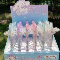 【LZ】☃﹍ஐ  48pcs Cartoon Gel Pen Bonito Cinnamoroll Canetas Estudantes Papelaria 0.5 Pingentes Preto Escola Crianças Escrever Ferramentas Escritório Signature Canetas