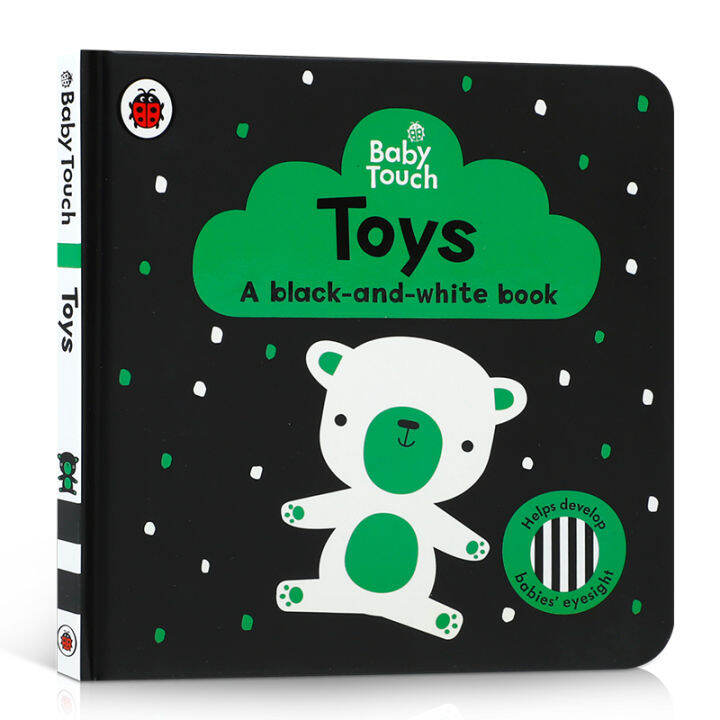 Milu Ladybird Baby Touch Toys A Black and White Book Original English Books Lazada