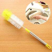 Long Handle Cleaning Brush Water Bottle Brush Baby Milk Bottle Gap Glass Tube Bendable Head Cleaning Brush Home Kitchen Tools