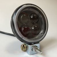 12v24v36v48v60v72v80V Electric bicycle bike Motorcycle led spotlight 12W 4 LED Round headlight Offroad 4x4 Car fog light