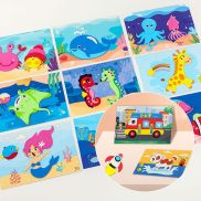 DEMI 12PCS Set Đa-phong cách Handmade Sticker Cho Trẻ Em Cha mẹ và con