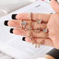 7pcsSet Earrings Set Diamond Ear Cuff Ear Clips Earrings For Women CISYE