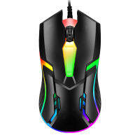 Tanjiaxun S1เมาส์แบบมีสาย Sensitive Shock-Proof RGB Light 1600DPI USB Gaming Mouse สำหรับโต๊ะทำงานเมาส์กันอย่างแพร่หลาย