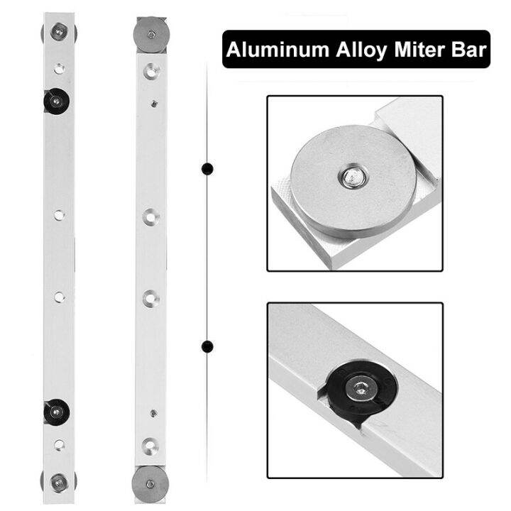300/450/650/880mm Aluminium Alloy Miter Bar Sliding Bar Table Rail Miter Bar Slider Table Saw