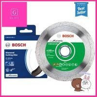 ใบตัดเพชร BOSCH รุ่น Eco Ceramic ขนาด 4 นิ้ว สีเงิน - เขียว **คุณภาพดี**