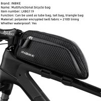 3-IN-1 Tube Bag INBIKE Bicycle Saddle Bag Waterproof Bike Seat Bag Cycling Saddle Tail Post Bag Ultralight Tail Rear Bag Bicycle Rear Seat Pouch