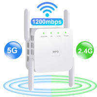 5G Router Wi-Fi Booster Amplifier 2.4G5Ghz Network Long Signal 1200MbpsWiFi Range Repeater Extender Wireless