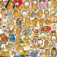 50Pcs Cartoon Garfields Stickers Cute Graffiti Anime Scrapbook Decals Laptop Motorcycl Car DIY Decor Sticker For Kids Toys Gifts
