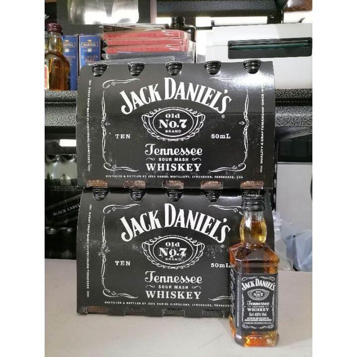 Jack Daniel's Mini Promo Pack 10 bottles Lazada PH