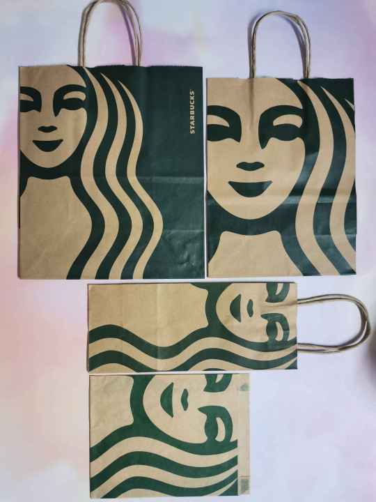 ถุงกระดาษสตาร์บัค-starbucks-ขายเหมา-10-ใบ-ของแท้จาก-shop-starbucks