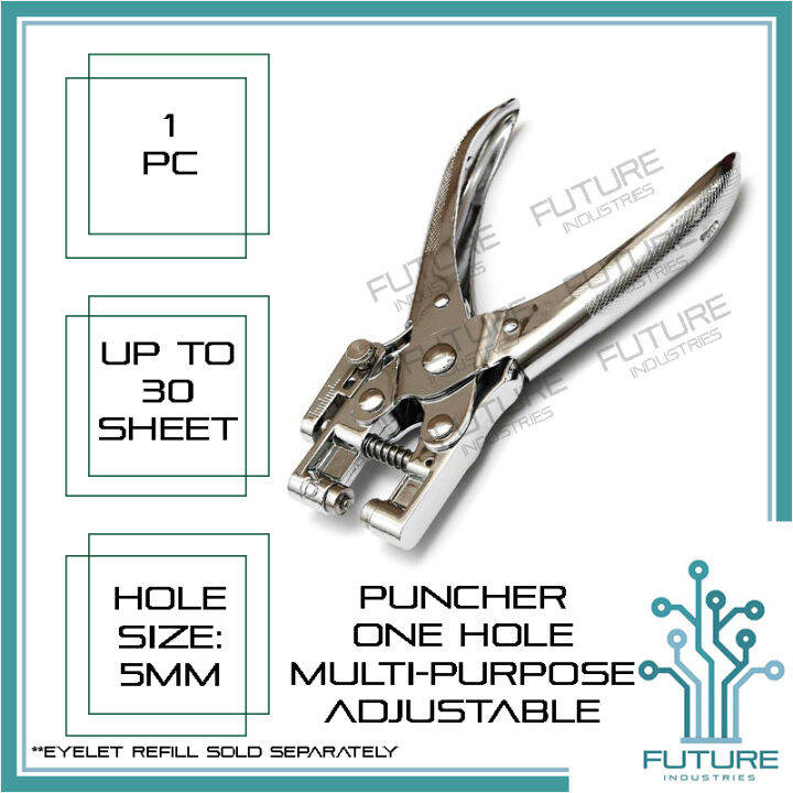 Single Hole Puncher Eyelet Puncher Handheld 3mm 5mm 6mm Light Duty