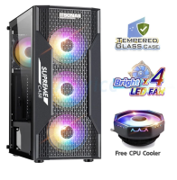 ATX Case (NP) ITSONAS Supreme Bright LED (Black)