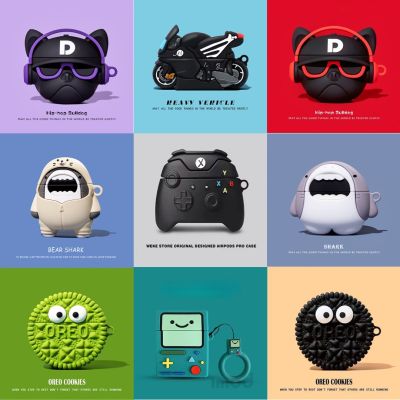 For Airpods 3 2 Pro Case Hearphone Cover Silicone Cute Cartoon Dog Duck Cover for Apple Air Pods Pro 2 3 Earbuds Case Accessorie