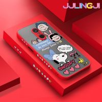 Jjlingji เคสสำหรับ Xiaomi Redmi โน๊ต4 Note 4x Note 4 Pro เคสการ์ตูน Smile มีน้ำค้างแข็งโปร่งใสบางๆสนูปี้ขอบสี่เหลี่ยมแข็งกันกระแทกปลอกซิลิโคนคลุมทั้งหมดเคสนิ่มป้องกัน