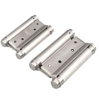 2Pcs/set 3 Inch Double Door Hinge Cabinet Drawer Butt Hinge Door Swing Stainless Steel Hinges With Screws Hand Tools Hardwar Door Hardware Locks