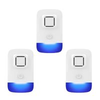 3 PCS Pest Repeller Insect Repeller Plug in Electronic Pest Repeller for Insects Mice Mosquito Roach,