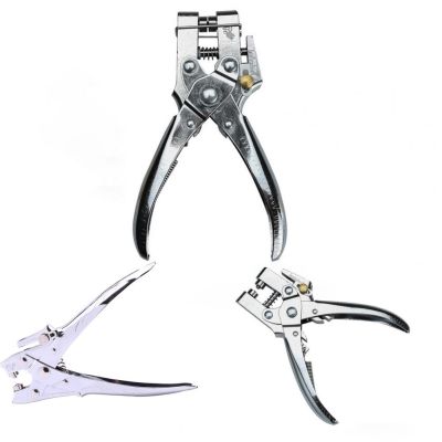 for Factory Household Puncher Stainless Eyelet Steel Heavy Duty Set Card Shoe 2 in 1 Plier Hole Garment Leather Belt Setting