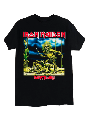 Iron Maiden Sanctuary New Black Tshirt