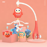 Baby Musical Crib Mobile Rattles With Timer Infant Rotating Music Box Rattles With Remote Control Soother Toys For Boys Girls