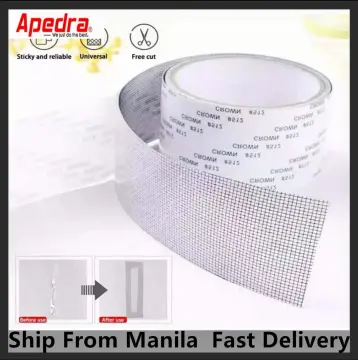 Window Screen Repair Tape Kit for Windows or Doors Screen Repair, Strong  Adhesive Screen Patch Repair Kit Fiberglass Screen Tape Mesh Repair Screen