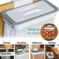 【hot】 Plastic Door-back Garbage Trash Bracket Rack Hanging Holder Shelf Cupboard