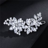 Fashion Women Lady Crystal Rhinestone Bridal Wedding Flower Hairgrips Hairpins Hair Clip Hair Jewelry Hair Accessories