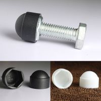 10pcs/set Bolt Nut Dome Black Protection Caps Covers Exposed Hexagon Plastic Universal Car Interior Accessories M6 M8 M10 M12