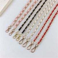 Luxury Mobile Phone Corssbody Straps Lanyard Leather Chain Rope For iPhone 14 13 pro max Samsung Flip 4 S23 Ultra