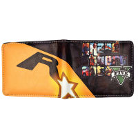 Game Grand Theft Auto V Wallet With Coin Pocket Mens Bi-Fold Purse